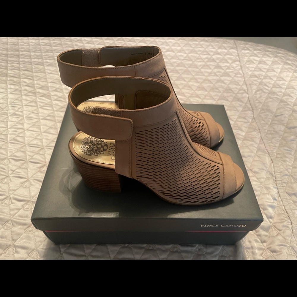 Vince Camuto Lavette Cashmere Block Heel Sandals